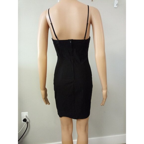 Ruby Rox Black Blue Sequin Mini Dress Junior Size 3 - Picture 3 of 7